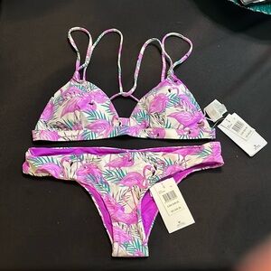 Rip Curl Flamingo Bikini NWT